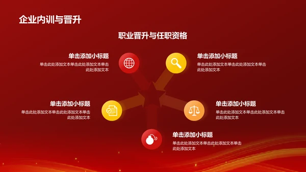 红色喜庆风优秀员工表彰PPT模板
