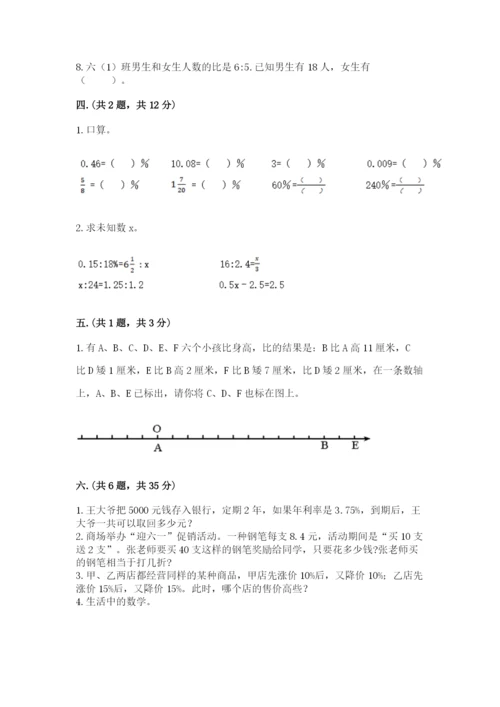 小学六年级升初中模拟试卷（综合卷）.docx