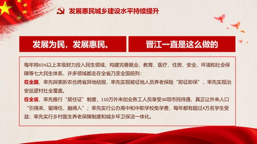 改革开放四十年践行晋江经验PPT模板