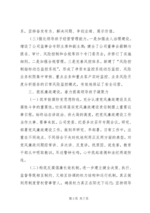 四好”领导班子建设综合考评工作汇报 (4).docx