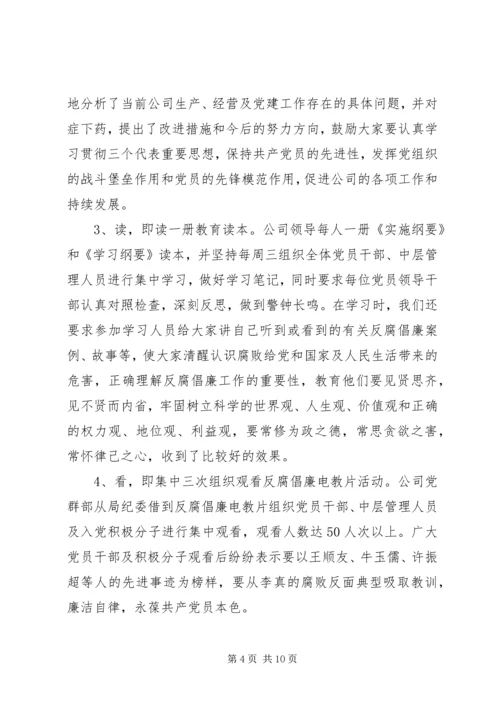党风党性党纪教育活动总结.docx