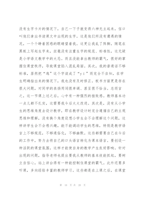 小学实习工作总结5篇.docx