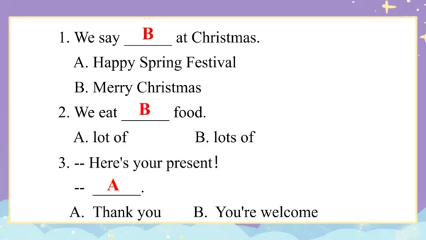 Module 10 Unit 2  Merry Christmas! 课件(共33张PPT)