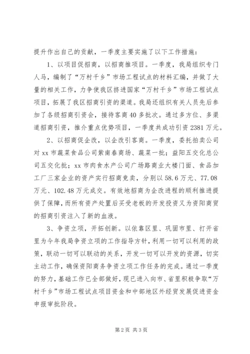 商务局招商引资工作汇报 (2).docx