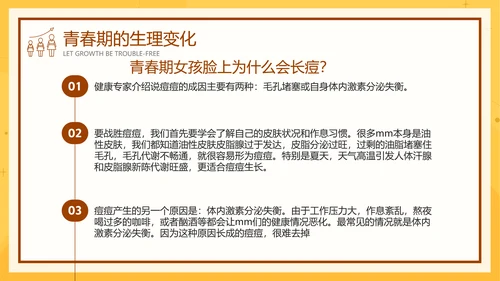 中小学生青春期健康教育成长PPT模板