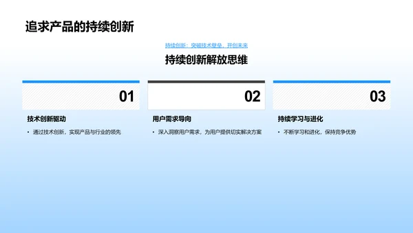 互联网技术展望PPT模板