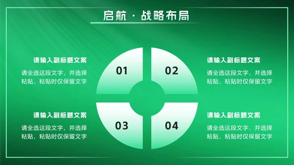 绿色科技风创新创业计划书PPT模板