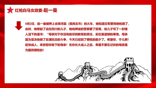 历史英雄人物的故事爱国主义教育通用PPT模板