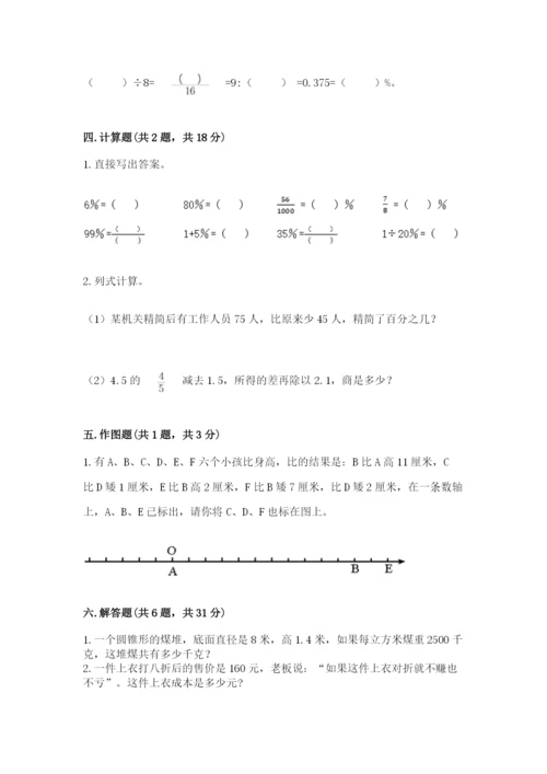 六年级下册数学期末测试卷（典型题）.docx