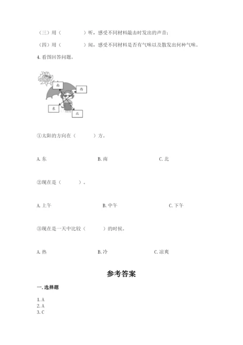 教科版科学二年级上册期末测试卷【考点精练】.docx