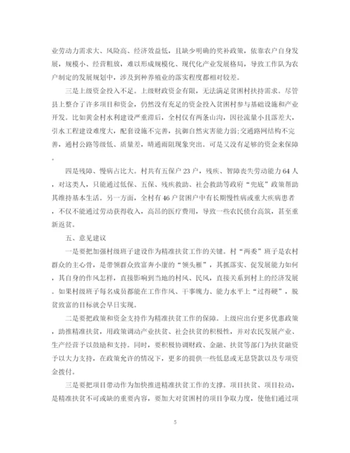 精编之年精准扶贫总结范文精选.docx