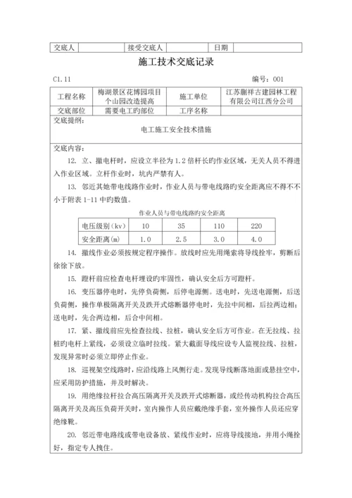 各工种综合施工重点技术交底.docx