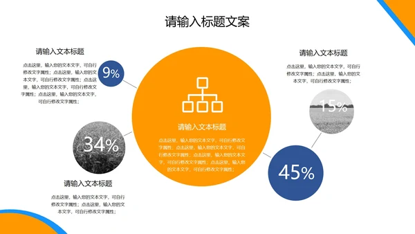 橙色简约风企业宣传PPT模板