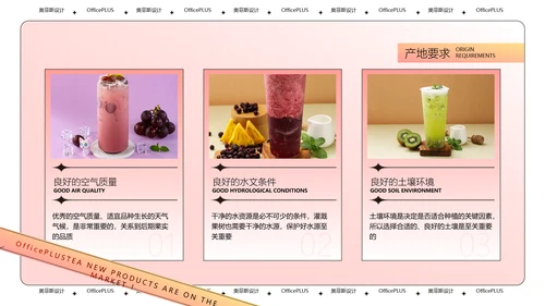 酸性风粉色茶饮新品上新PPT