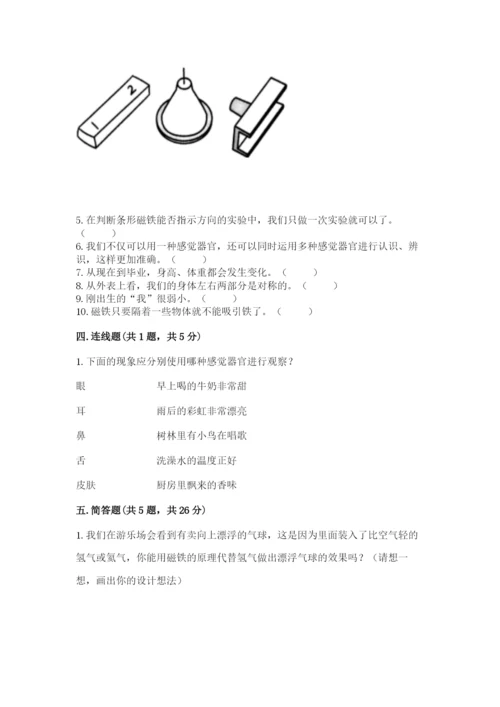 教科版小学科学二年级下册 期末测试卷（轻巧夺冠）.docx