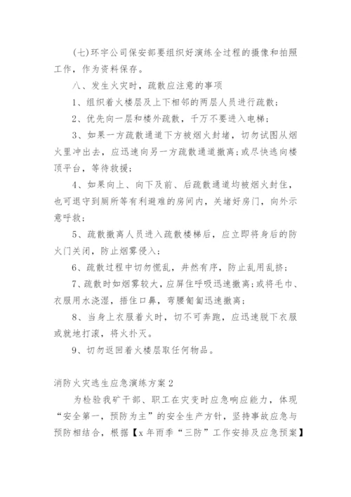 消防火灾逃生应急演练方案.docx