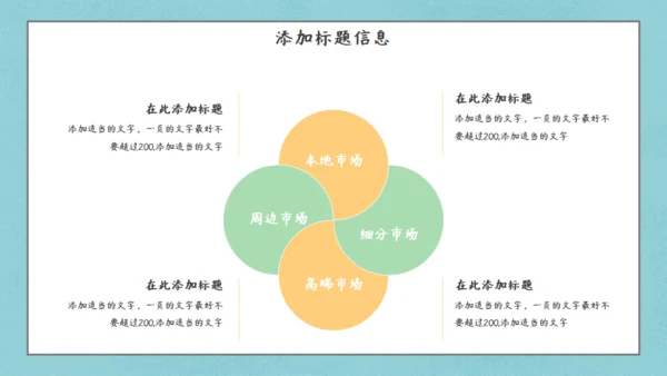 夏日清新甜筒通用PPT模板