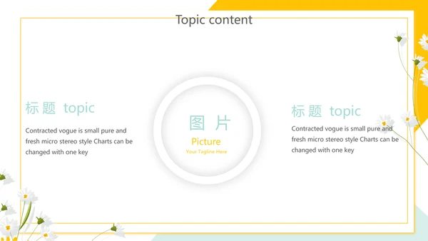 精美黄色小清新教师述职报告动态PPT模板