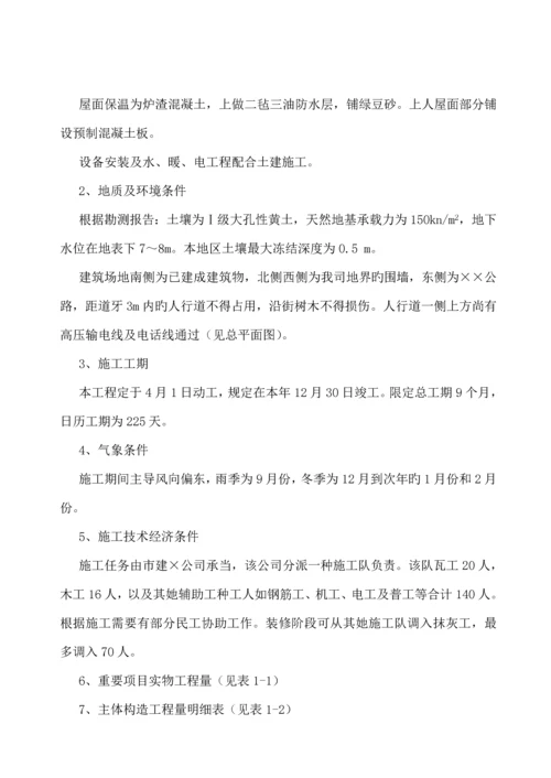 优质建筑综合施工组织设计范文完整版.docx