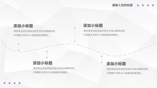 紫色纹理岗位晋升陈述PPT模板