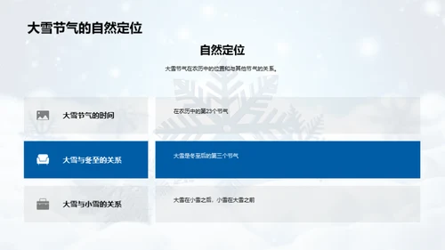 大雪节气与环保教育