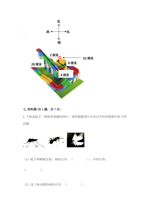 教科版科学三年级下册期末测试卷附参考答案【研优卷】.docx