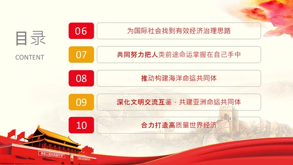学习谈治国理政第三卷第十七专题携手构建人类命运共同体PPT
