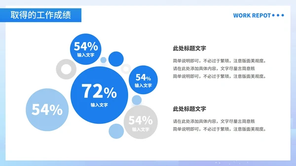 蓝色商务风销售部工作总结汇报PPT模板