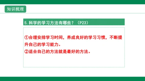 第二课学习新天地 复习课件