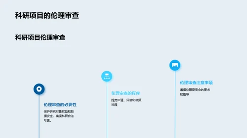 3D风生物医疗教学课件PPT模板