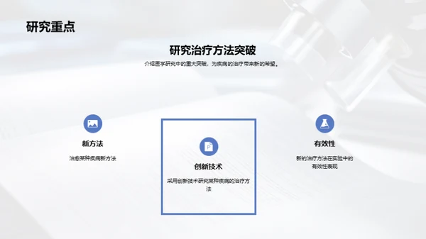 医学研究成果发布会