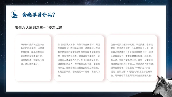 蓝色简约商务风如何打造狼性团队企业培训PPT模板团队建设