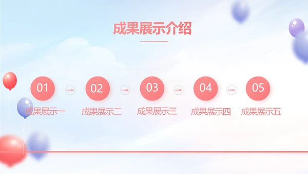 蓝色气球毕业典礼通用动态PPT