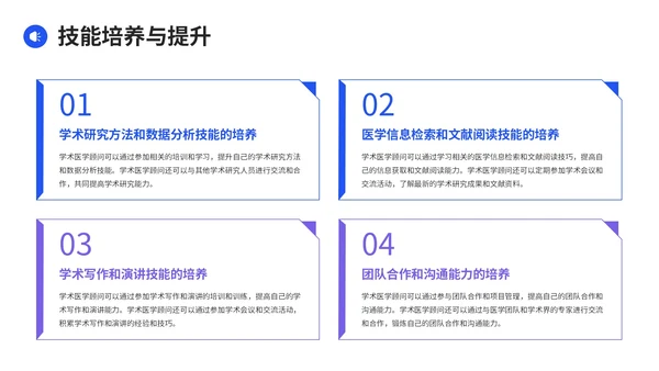 紫色商务风学术医学顾问年度总结PPT模板
