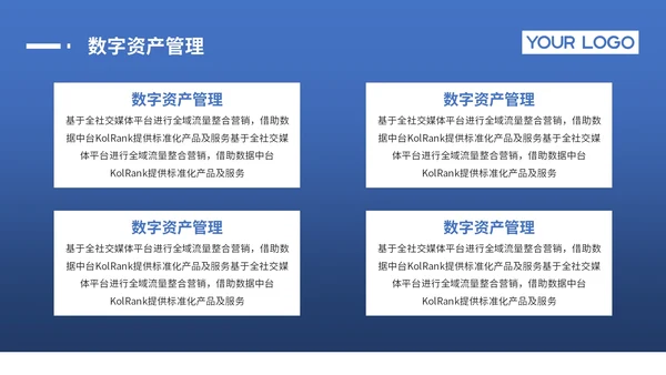 蓝色系商务风销售业绩与企业战略规划报告PPT模版