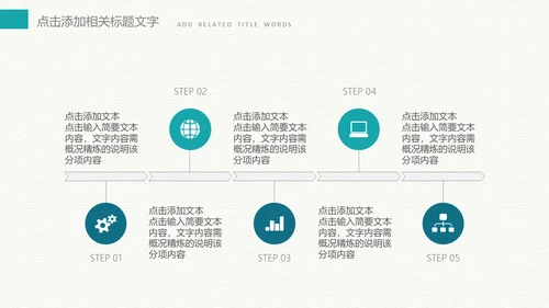 绿色荷叶搭米色背景色工作总结通用PPT模板