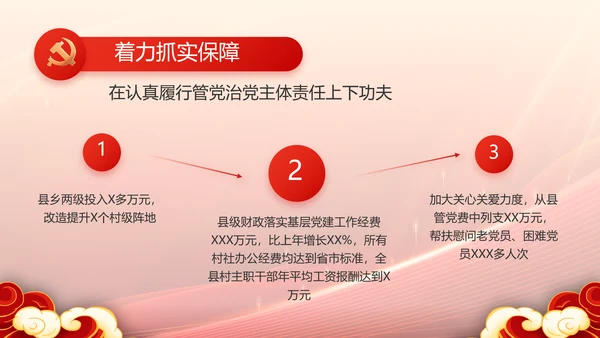 红色大气开学入党誓词动态PPT