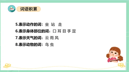 2023-2024学年统编版一年级语文上册第一单元（复习课件）