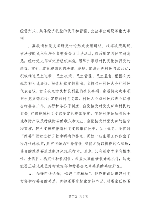 怎样当好村党支部书记和村委会主任 (2).docx