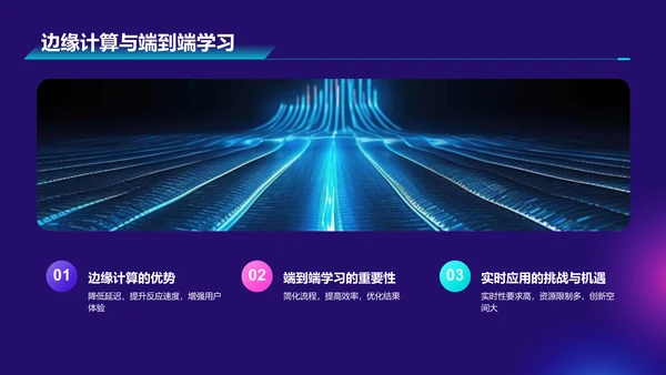 紫色科技风计算机视觉课程培训PPT模板
