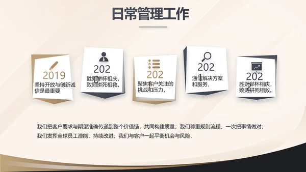 金色简约金融投资理财行业通用PPT动态模板