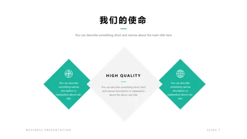 简洁设计商业计划书公司简介商务PPT模板