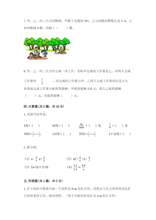 北师大版小学数学六年级下册期末检测试题附完整答案【夺冠系列】.docx