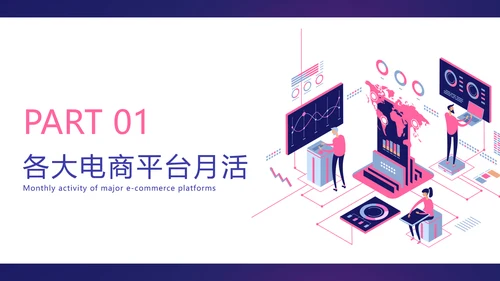 简约风紫色数据调研总结报告PPT