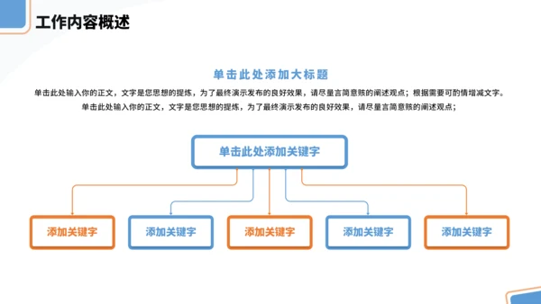 蓝色通用工作汇报PPT模板