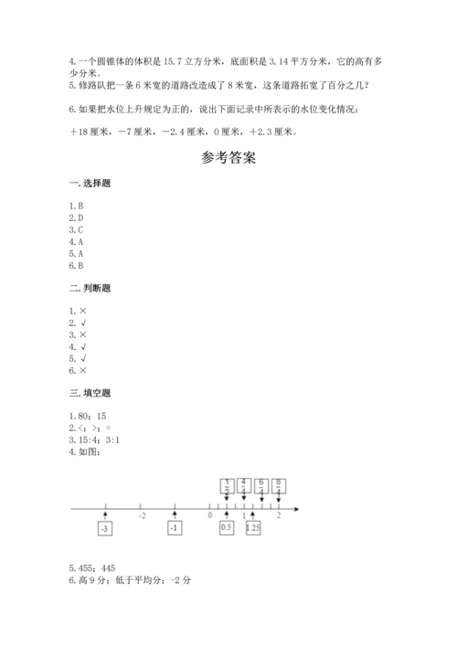 人教版六年级下册数学期末测试卷【名校卷】.docx