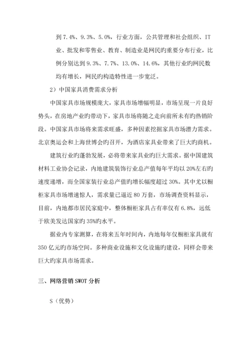 家具公司网络营销专题方案.docx