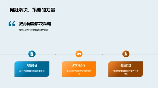 教育问题的跨学科解析