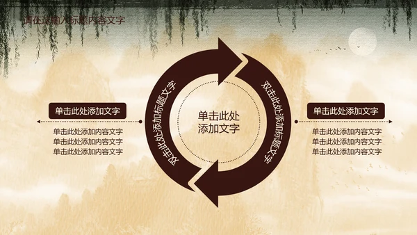 创意中国风孔雀ppt动态模板