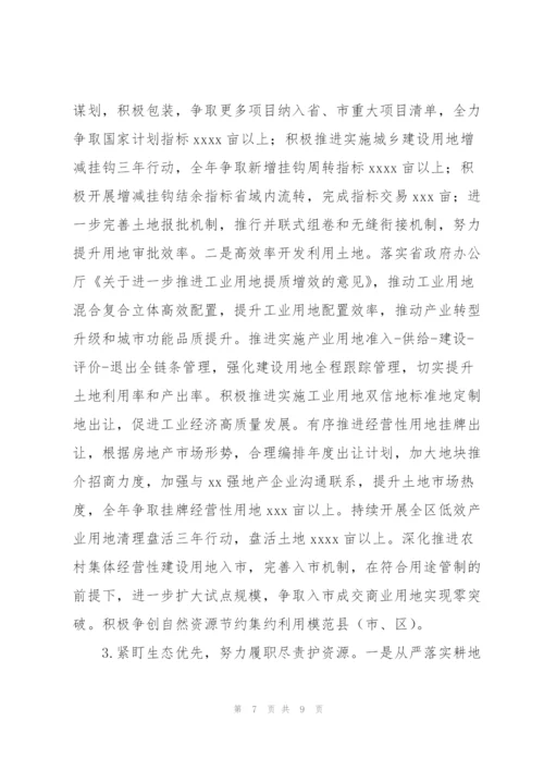 市自然资源分局年度工作总结和2022年工作计划.docx